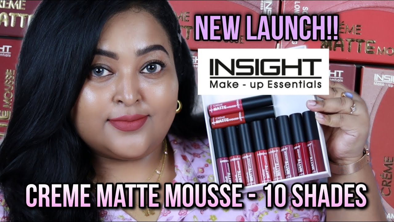 *Новинка* INSIGHT COSMETICS CREME MATTE MOUSSE | 10 оттенков — ОБЗОР И СВОТЧИ | Доступная цена: в...