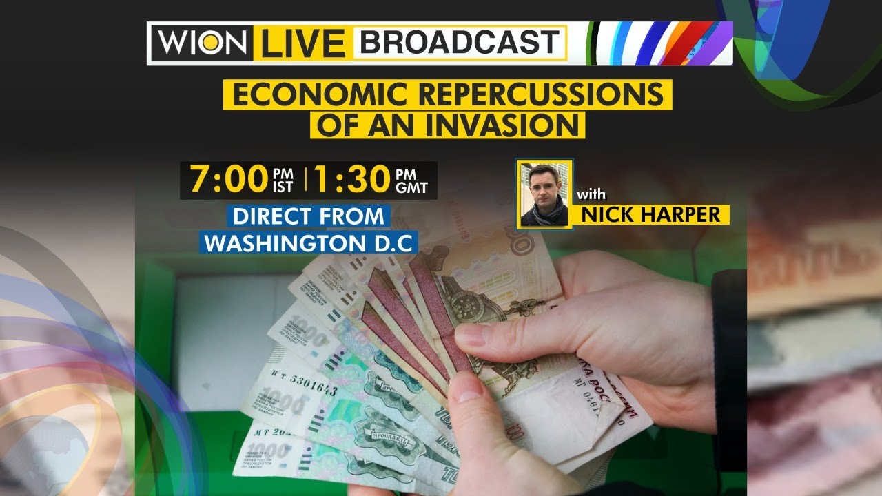 WION Live Broadcast: Air raids, strikes continue to pound Kyiv | More sanctions on Russia & Belarus