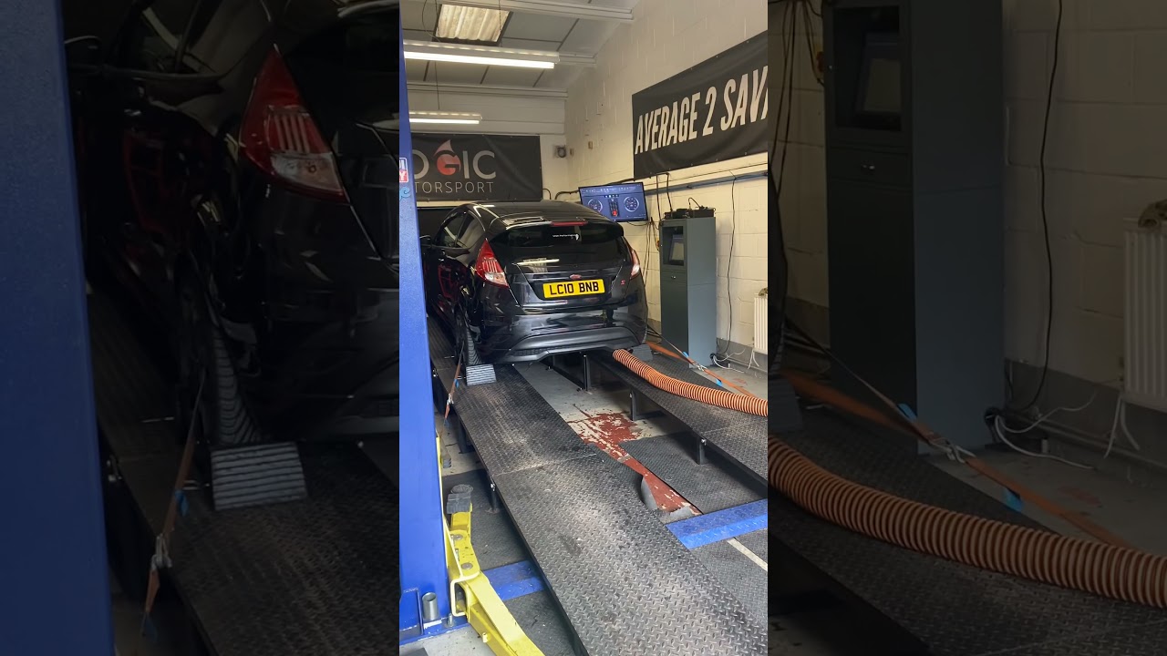 200+bhp Ford Fiesta 1.6 tdci dyno run