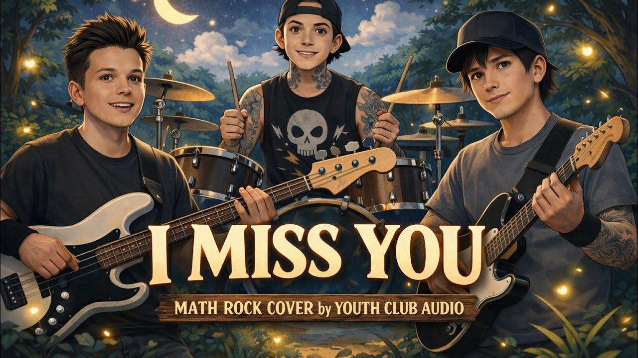 I Miss You – blink-182 | Math Rock Cover (AI-assisted) | Youth Club Audio