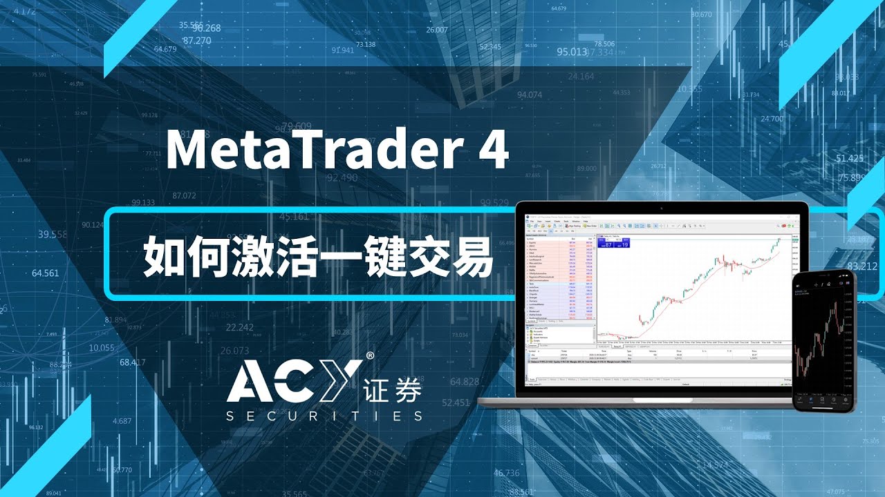 【ACY证券】MetaTrader 4 教程 - 如何在 MT4 激活一键交易