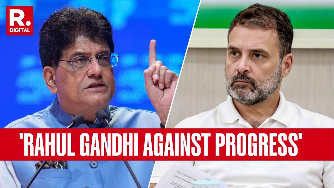Congress Intends To Propagate Pol. Anarchy: Piyush Goyal's Statement On India-US Trade Agreement