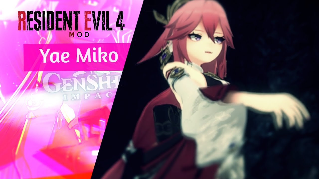 Yae Miko de GI en Resident Evil 4 Remake (SKIN MOD)