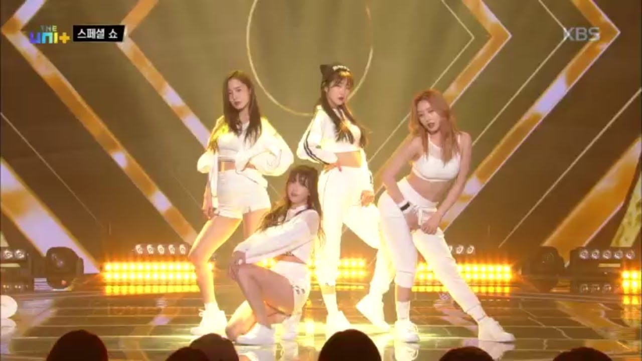 더 유닛 The Unit - Treasure + One Time + Don‘t Let Me Down - 이수지·우희·의진·지엔.20180224