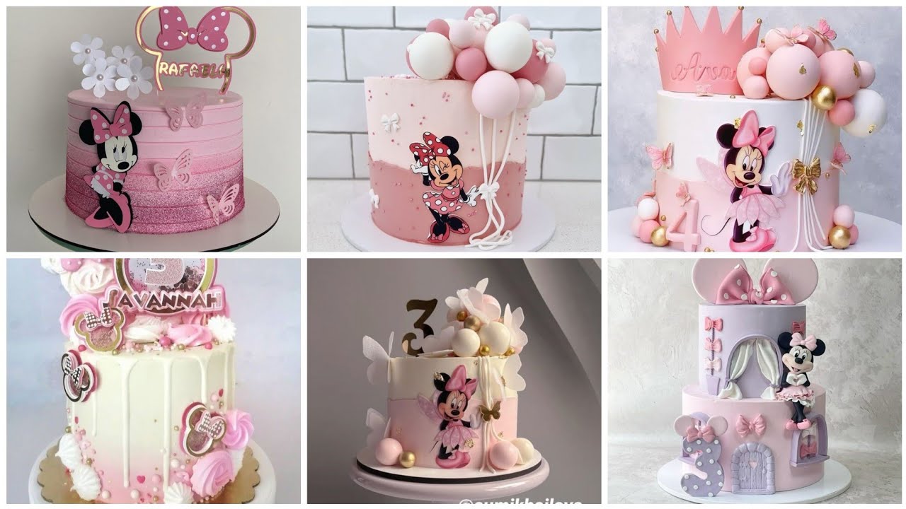 Latest Minnie Mouse Cake Designs 2025| Best Mini Mouse Cake Decorations | Cake Designs 2025