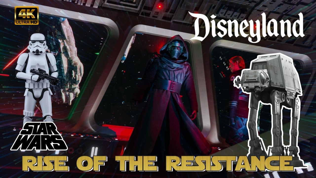 STAR WARS Rise of the Resistance 4K FULL DISNEY CALIFORNIA ADVENTURE Ride