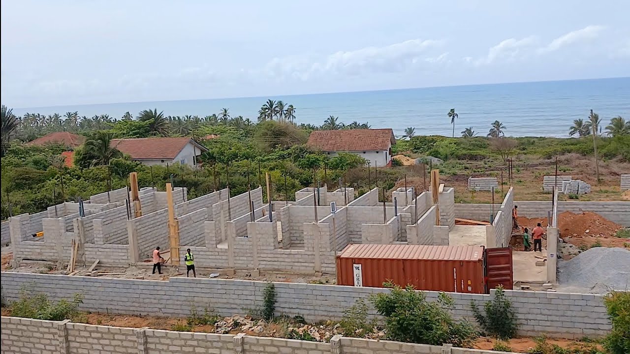 BUILDING IN GHANA | Project Rollins | Central Region | Seaside Senya Beraku