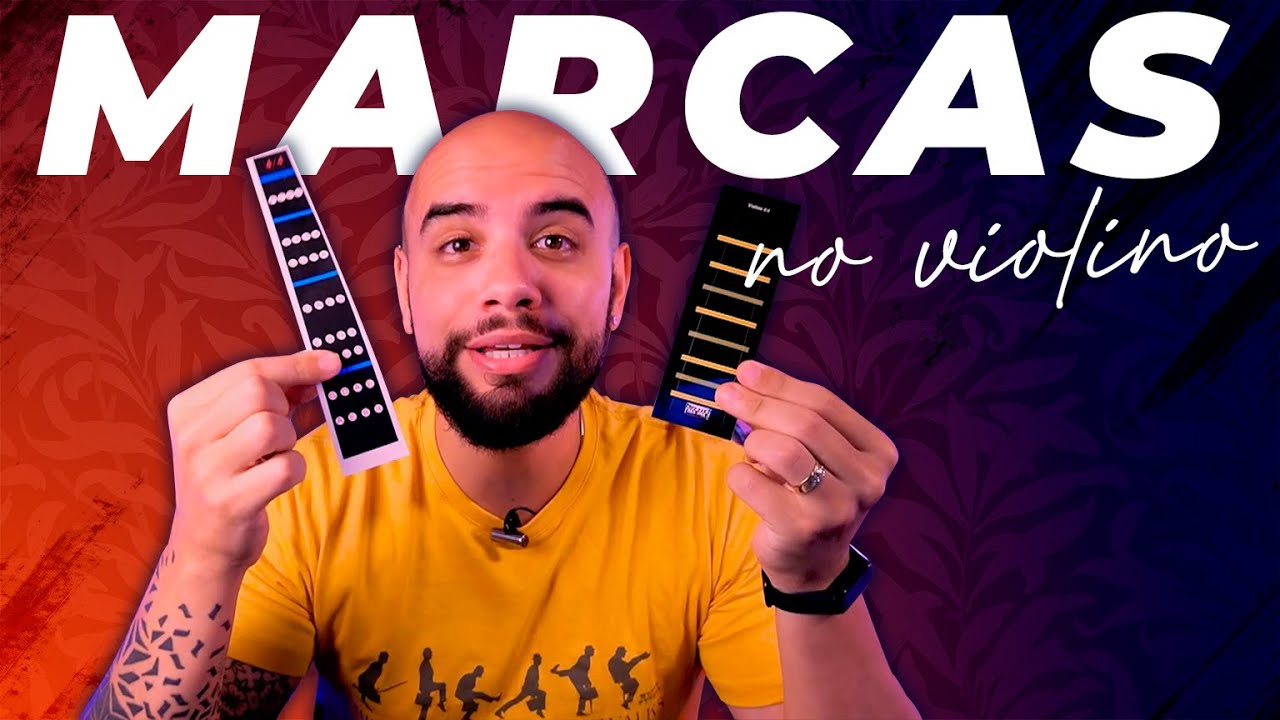Testando ADESIVOS/MARCAS no violino NA PRÁTICA! Funciona?? 😉🎻