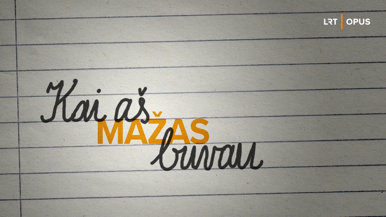 LRT OPUS „Kai aš mažas buvau“. Mažvydas Kunevičius: nuo „Led Zeppelin” iki „TR/ST”.