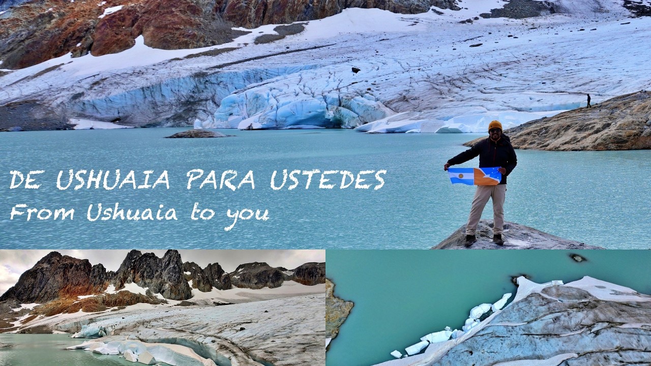 EL MAJESTUOSO Glaciar Ojo del Albino - USHUAIA