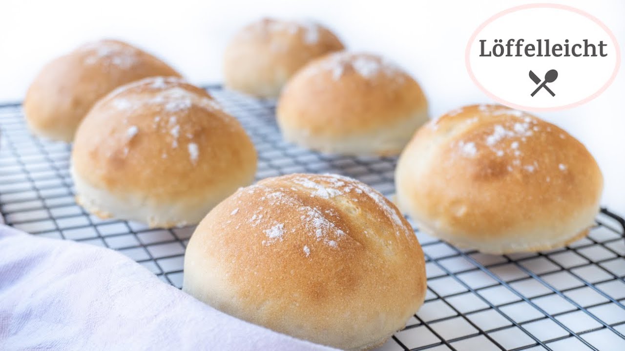 Schnelle Brötchen wie vom Bäcker - Last Minute Brötchen Rezept