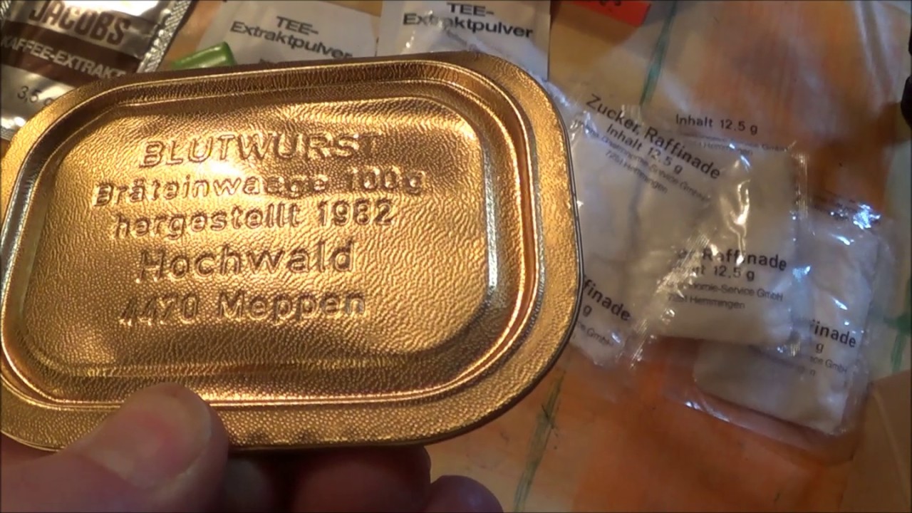 Zeitkapsel ein altes Bundeswehr EPA öffnen