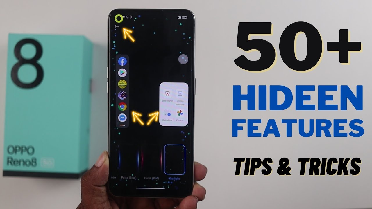 Oppo Reno 8 Tips and Tricks | Oppo Reno 8 Top 50+ Hidden Features| Oppo Reno 8 5G Tips & Tricks