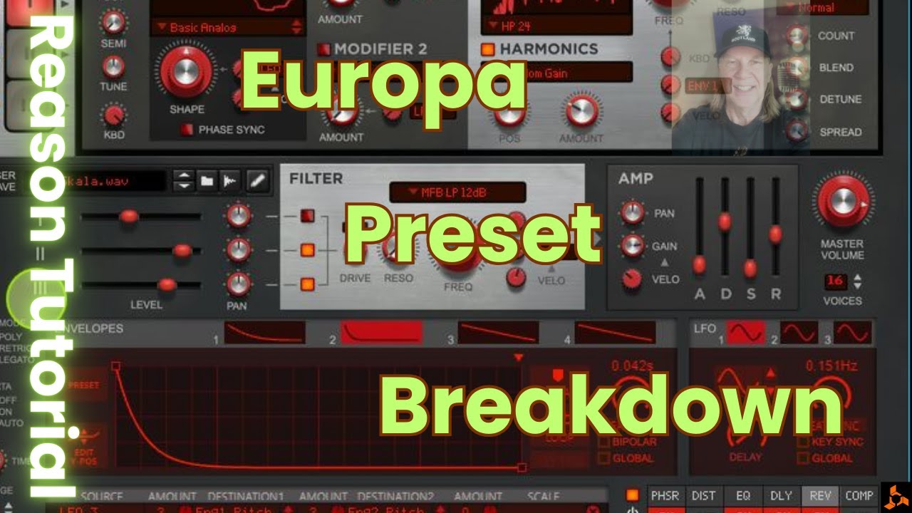 Reason DAW Tutorial Europa : Creating Your Own Presets