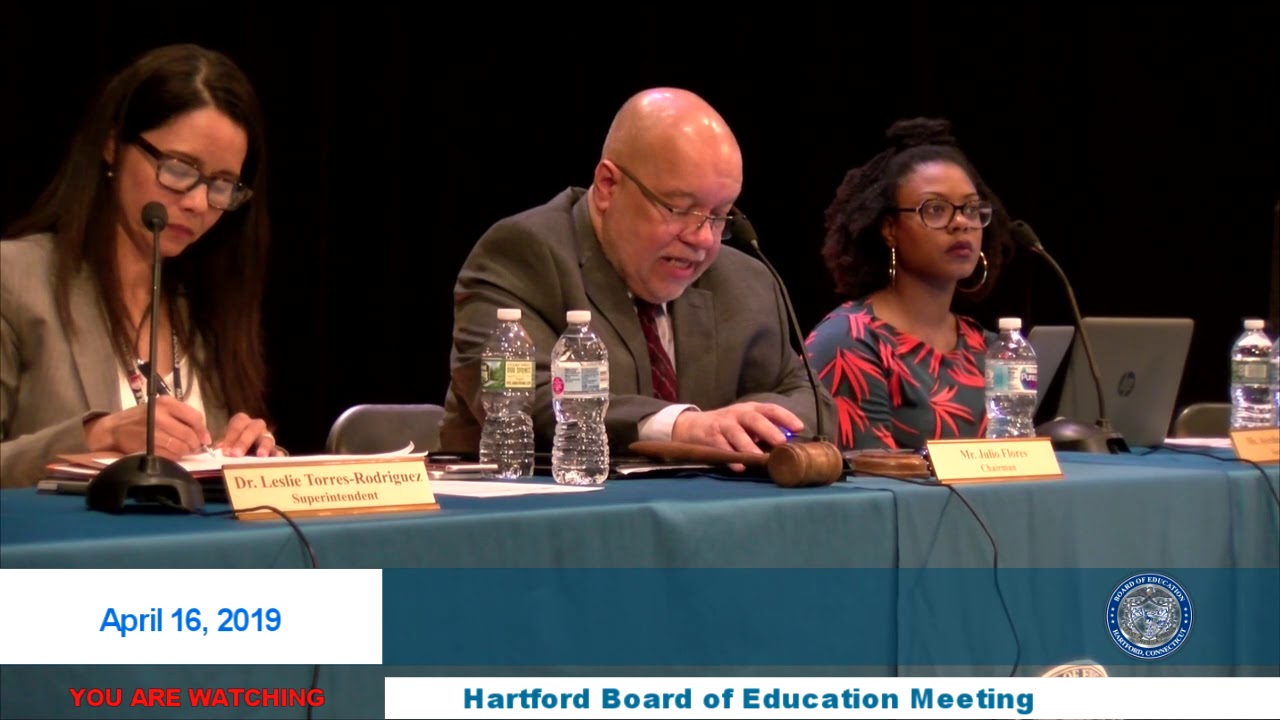 HBOE - Special Meeting and Budget Public Hearing - 4/16/2019
