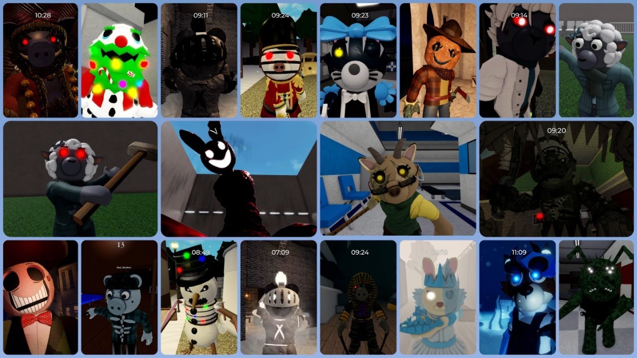 ALL PIGGY SEASON JUMPSCARES! (UPDATED THE DECAYING)