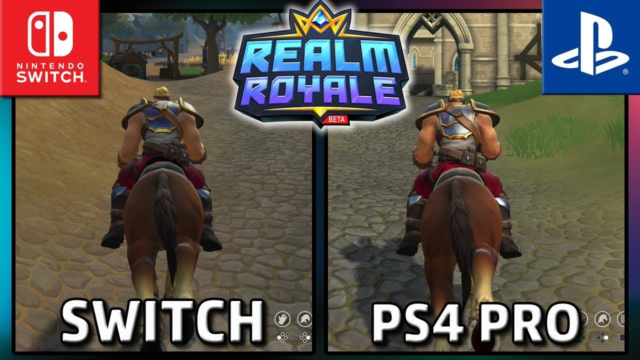 Realm Royale | Switch vs PS4 PRO | Frame Rate TEST