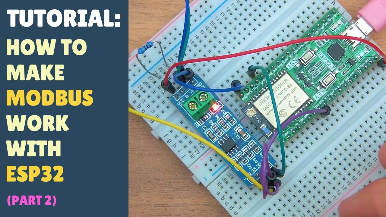 УЧЕБНОЕ ПОСОБИЕ: Как настроить работу MODBUS с ESP32 — Arduino — RS485 — Часть 2
