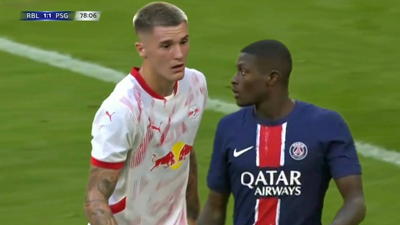 Benjamin Sesko vs PSG | MAN UNITED TARGET | BEAST 🔴