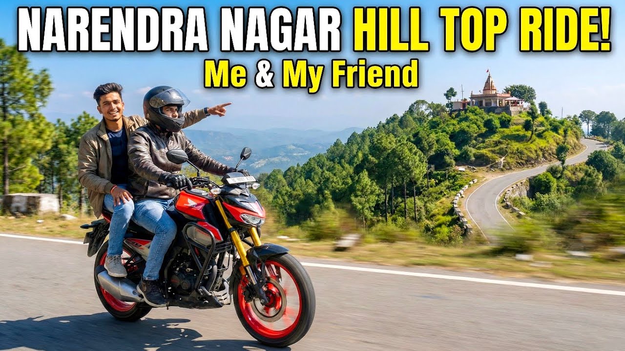 Our Trip to Narendra Nagar on CB Hornet 125 | Total Hilly Roads 🫡