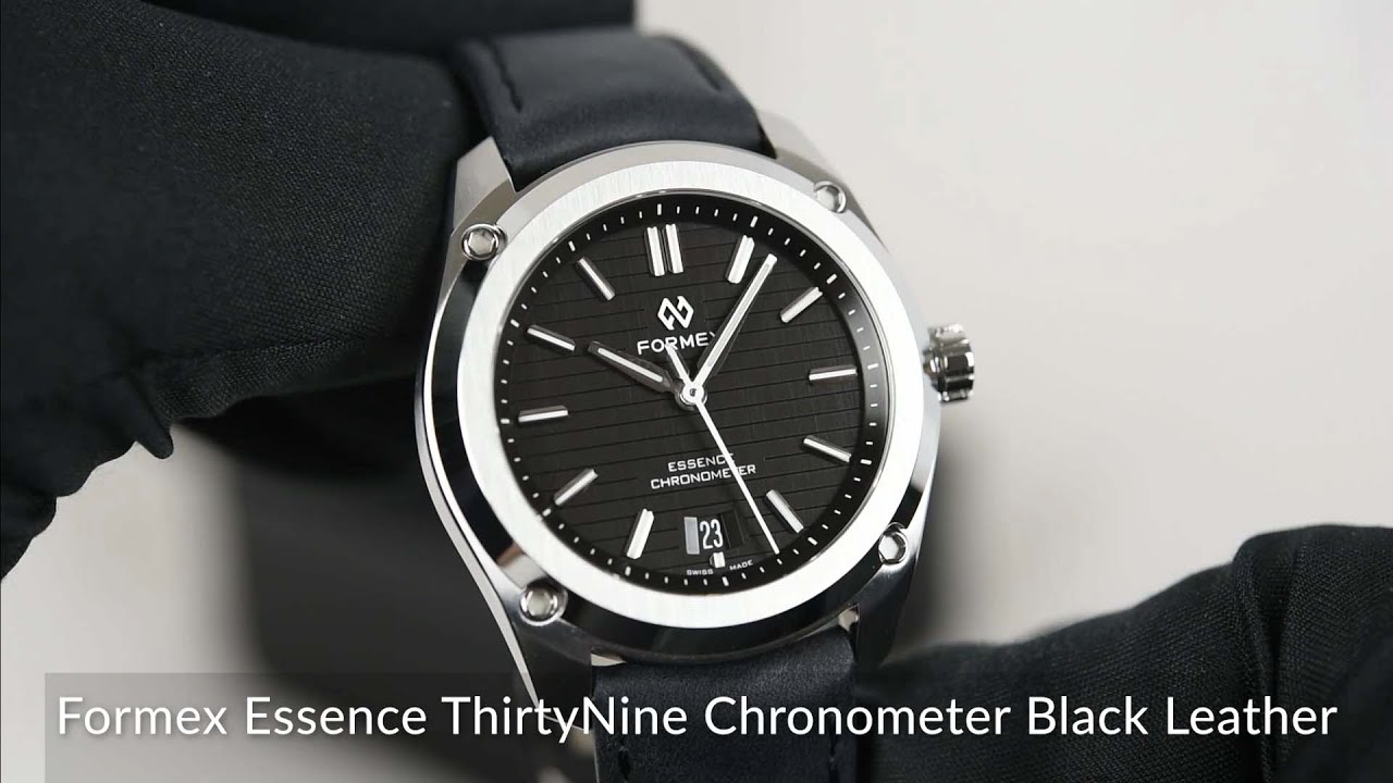 Formex Essence ThirtyNine Chronometer Black Leather