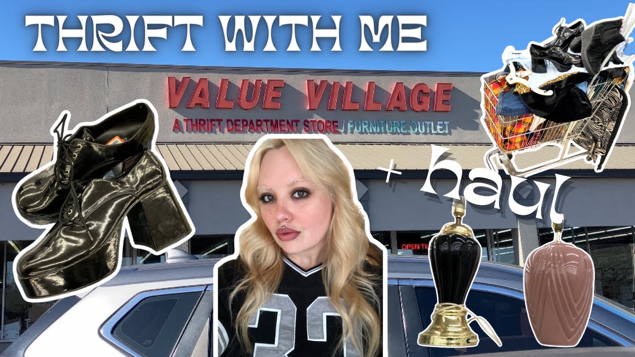 Thrifting y2k gems + 2023 trends!! ☆ thrift with me & haul ☆