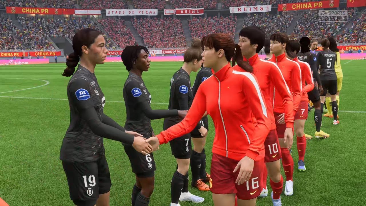 Jan 18, 2026 - China vs Stade de Reims  - Women's International Football Friendly - FIFA 23 Gameplay