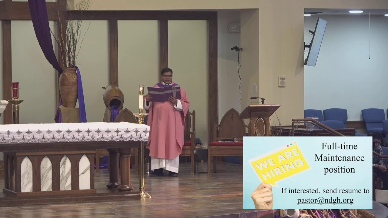 The Holy Mass | 4th Sunday of Lent | 3.15.2026 | 5PM