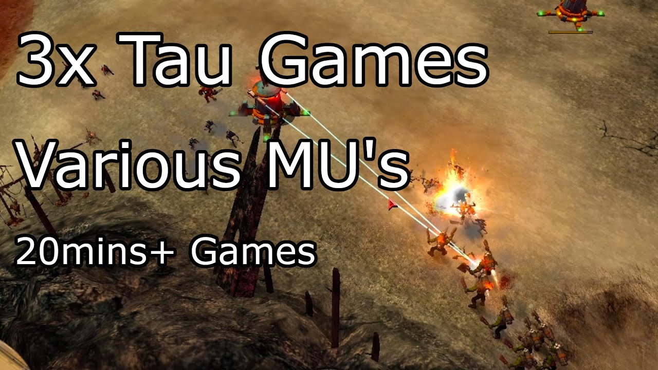 3 Tau 1v1 Games | Dawn of War: Soulstorm