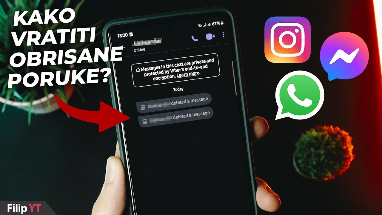 KAKO PREGLEDATI IZBRISANE PORUKE? WhatsApp, Instagram, Viber...
