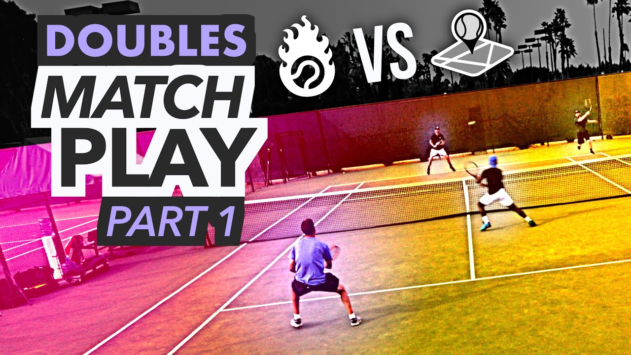 NTRP 5.0 Doubles Tennis Match Play - PART 1 (Ian & Kevin vs. Scott & Nate)