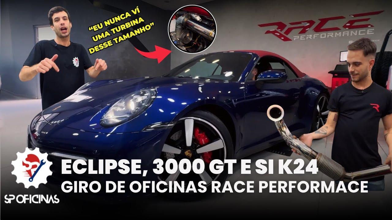 Giro de Oficinas &ldquo;S&Oacute; PROJETO BRABO! 😱 Porsche 911, A3000 GT e SI K24 na Race Performance!&rdquo;