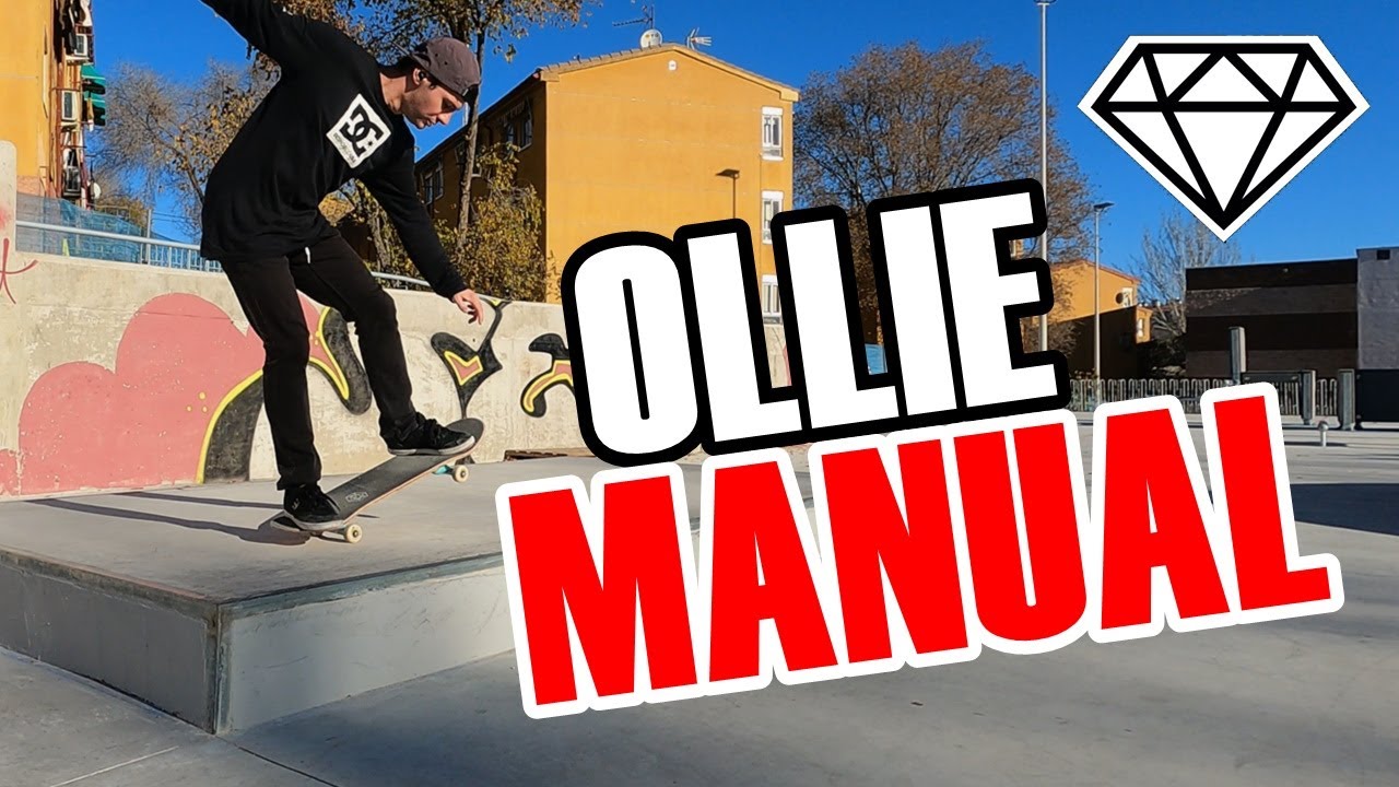 How To OLLIE to MANUAL ✅ Como Hacer Ollie Manual ☑️ Beginner Skateboard Trick 💯