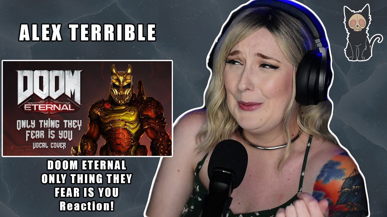 ALEX TERRIBLE - Doom Eternal - The Only Thing They Fear Is You (Demon Vocal Cover) | REACTION