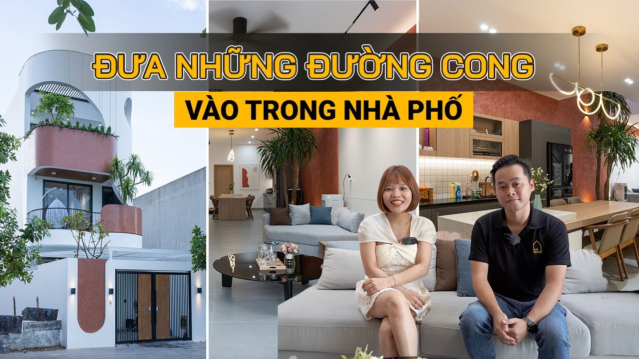 [REVIEW] Đường cong trong nhà 3 tầng của đôi vợ chồng trẻ Đà Nẵng