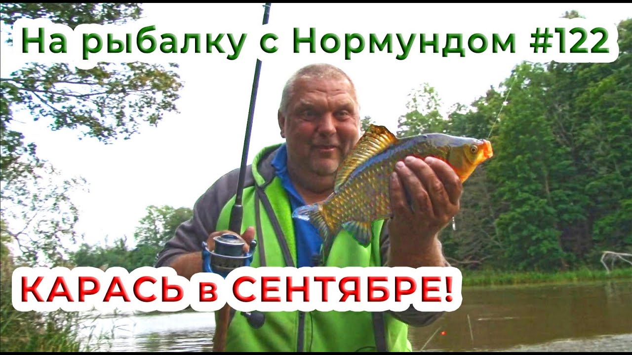 КАРАСЬ в СЕНТЯБРЕ! / На рыбалку с Нормундом #122