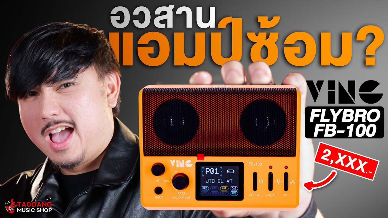 🔥อวสานแอมป์ซ้อมจริงหรือไม่? รีวิว สมาร์ทแอมป์ VING Flybro FB100 | เต่าแดง