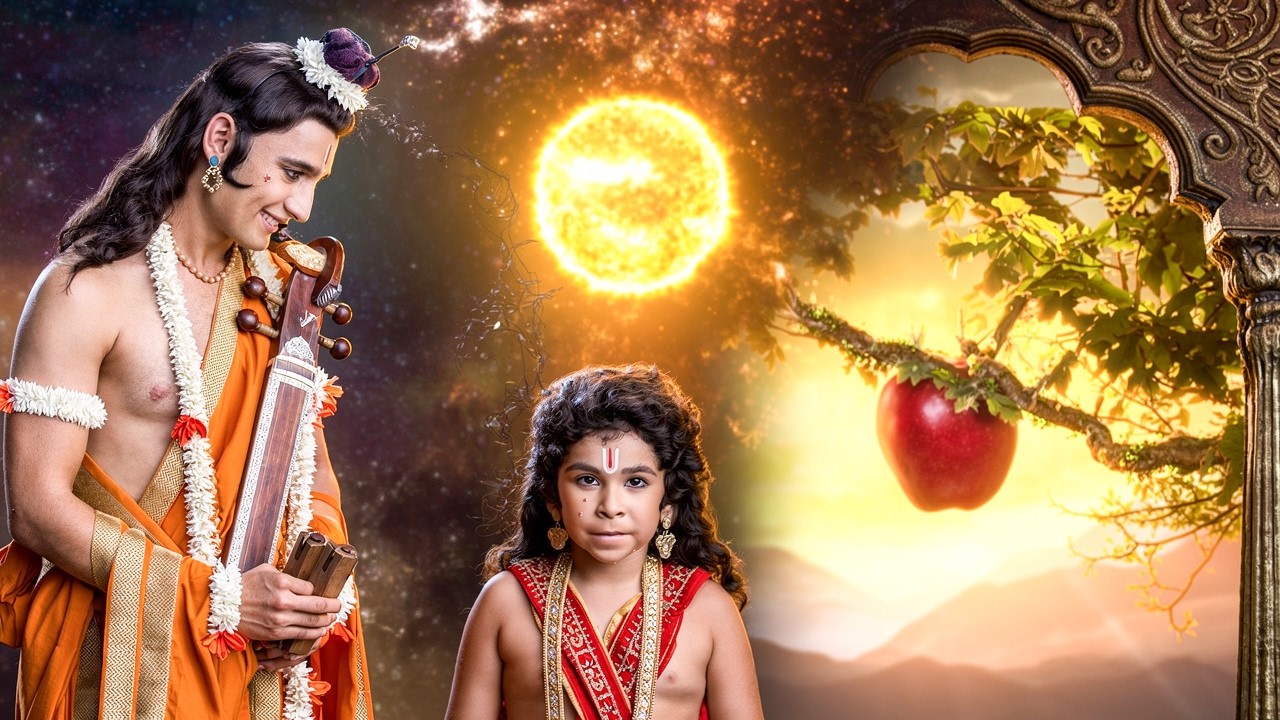 नारदमुनि जी ने बालहनुमान को सूर्य को निगलने के लिए ललचाया | SankatMochan Mahabali Hanuman