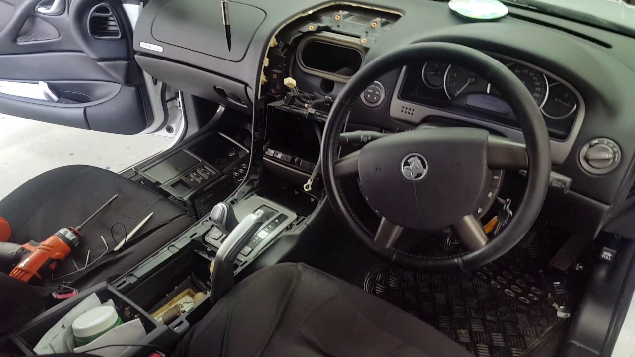 How to install a head unit into a Holden Pontiac Chevrolet  commodore VZ