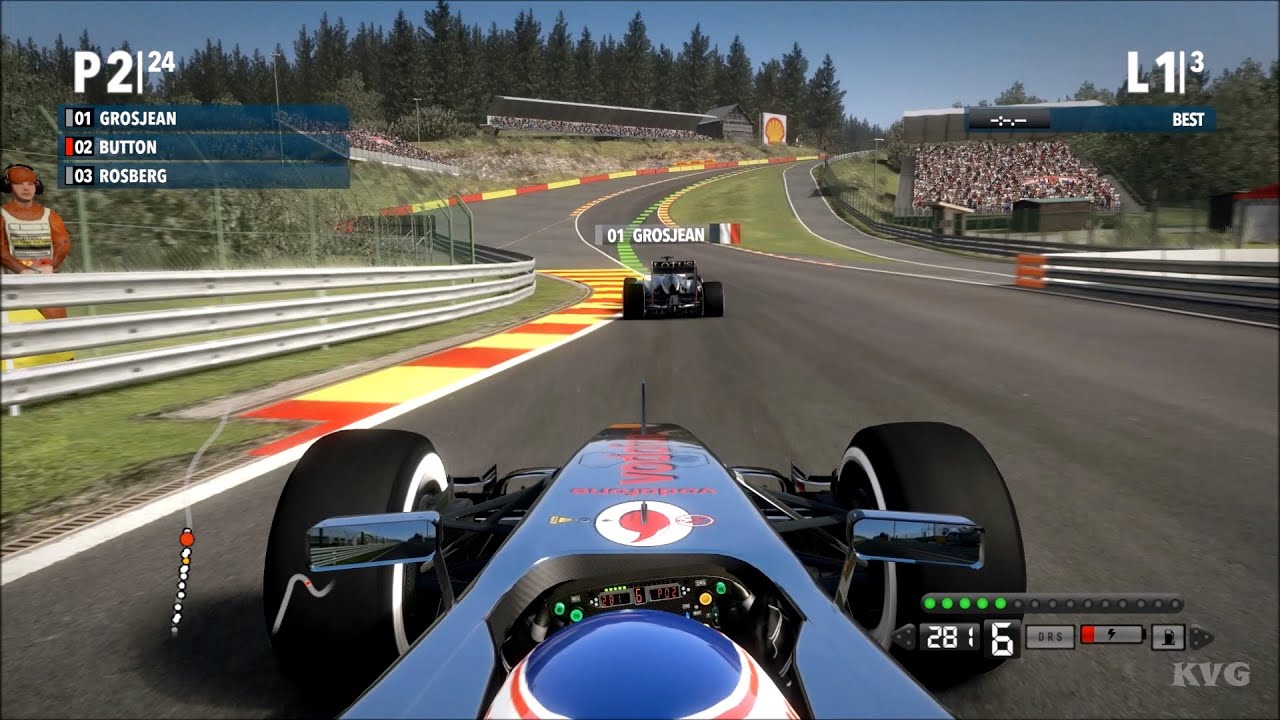 F1 2012 - Circuit de Spa-Francorchamps - Stavelot (Belgian Grand Prix) - Gameplay