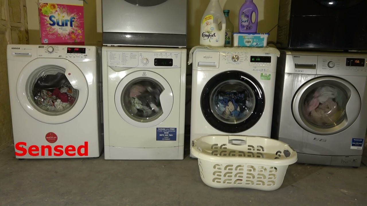 Wash Race No.333 - Hoover vs Indesit Vs whirlpool Vs Beko / cotton 60'c