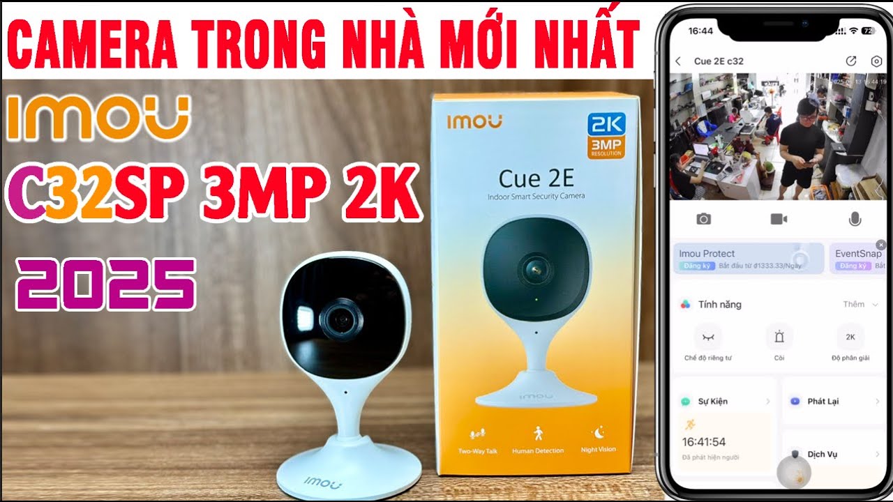 IMOU CUE 2E C32 3MP 2K XỊN XÒ 2025, CAMERA CỐ ĐỊNH TRONG NHÀ #IMOUC32 #C32SP #C32EP #aor #CUE2E