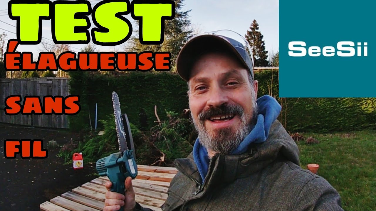 TEST extrême ÉLAGUEUSE électrique sans fil #seesii (spoiler alerte: j'adore)