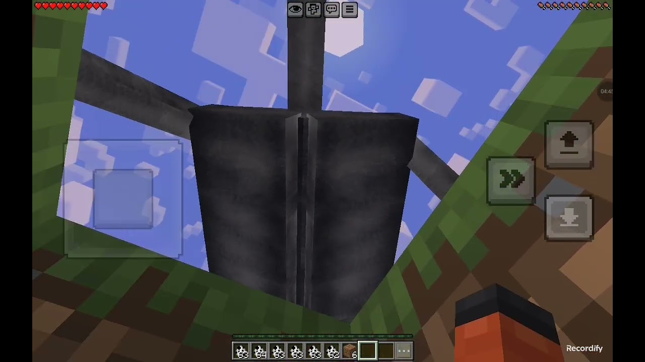 probando el mod de imitadores en minecraft