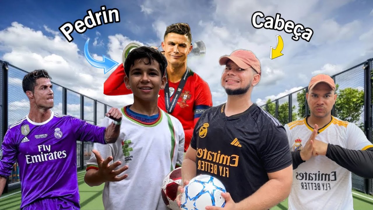 TODAS AS PARTES DO PEDRIN E DO CABEÇA ( FUTEBOL @triindade ) TENTE NÃO RIR