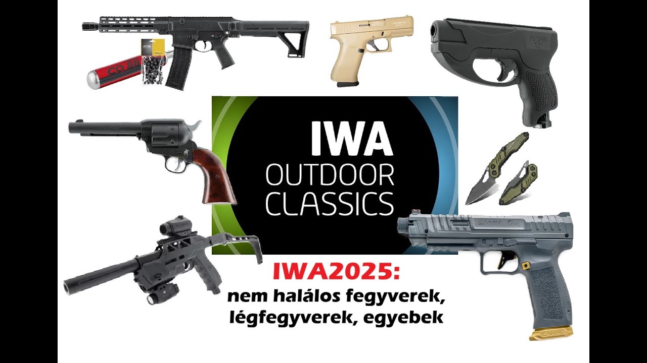 IWA2025 - Nem-halálos fegyverek, légfegyverek, egyéb érdekességek