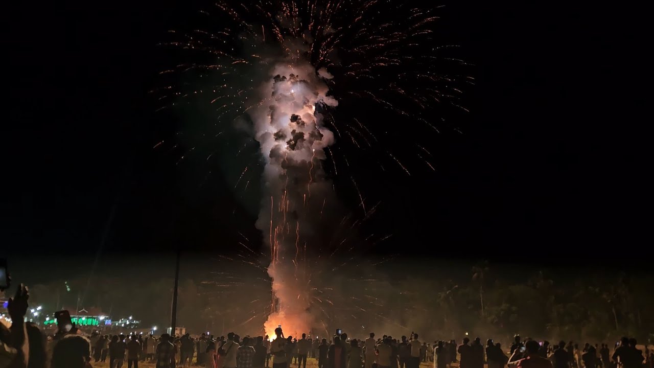 CHEMBUCHIRA vedikettu 💥2k25 #fireworks #fire #vedikettu #views #devotional #entertainment