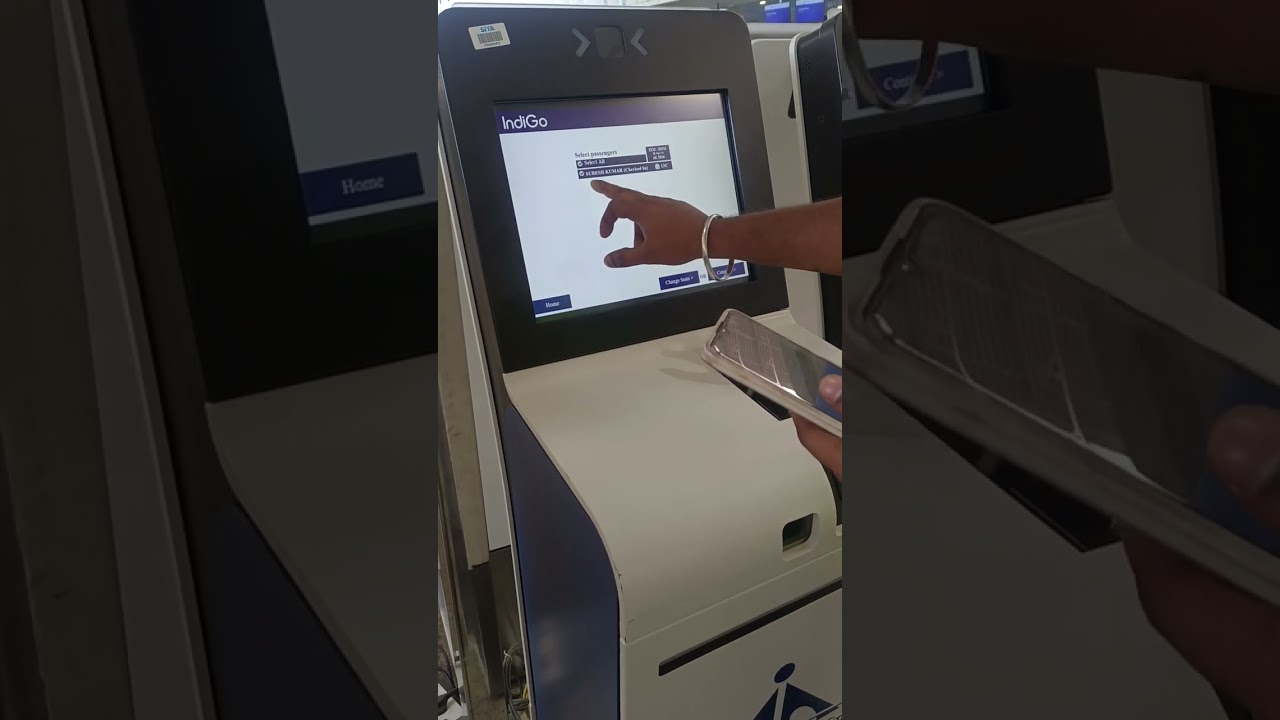How to take Boarding pass in Airport| self check in
