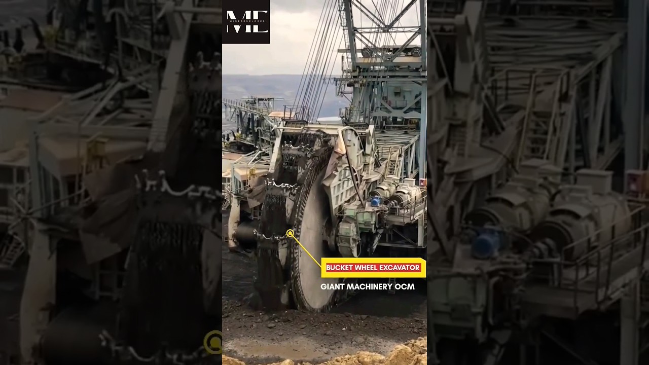 GIANT🔺BUCKET WHEEL EXCAVATOR 🔻  HEAVY EARTH MOVING MACHINERY| OPENCAST MINING| HEMM