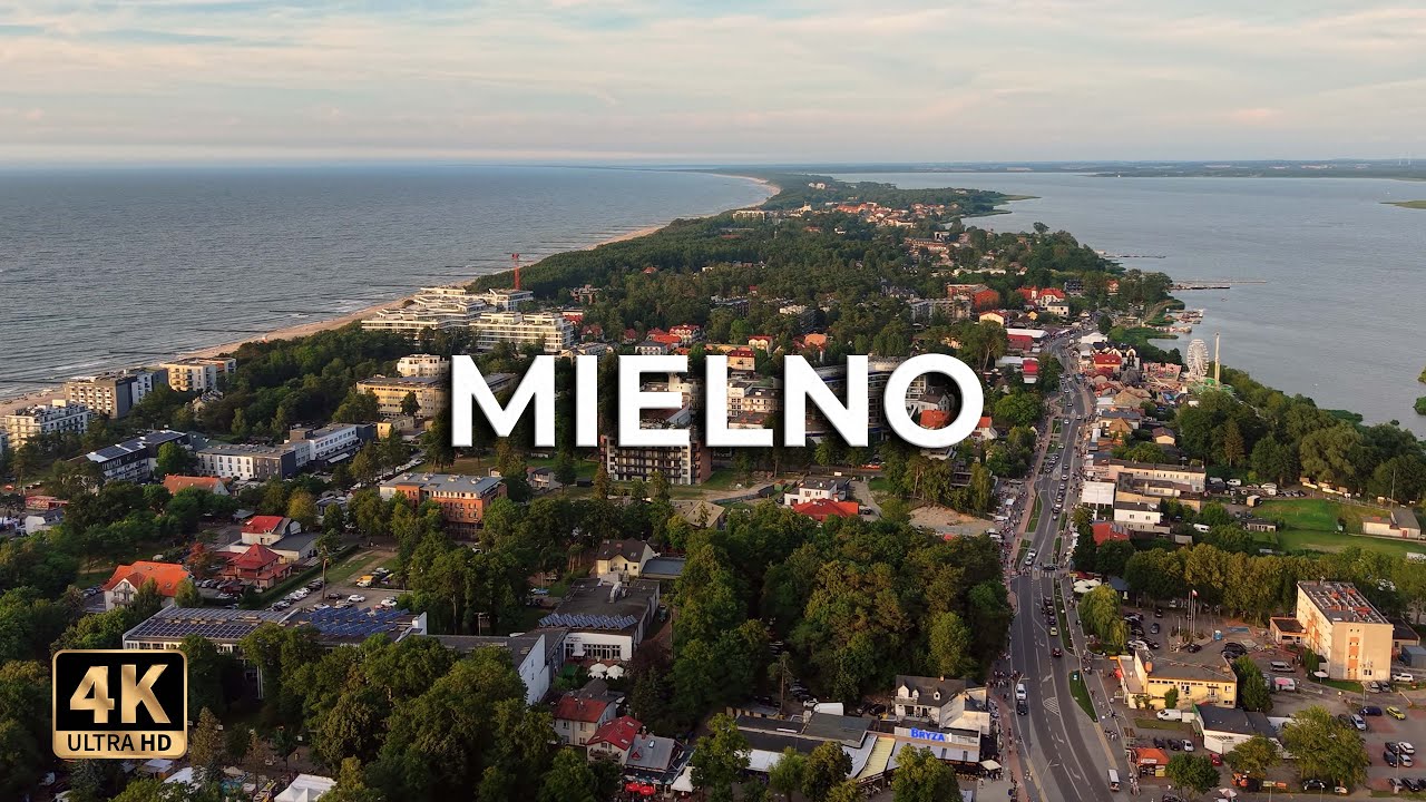 Mielno z drona – Morze, plaża i miasto z lotu ptaka | Dji Air3s | LECE W MIASTO™ 2025 [4K]